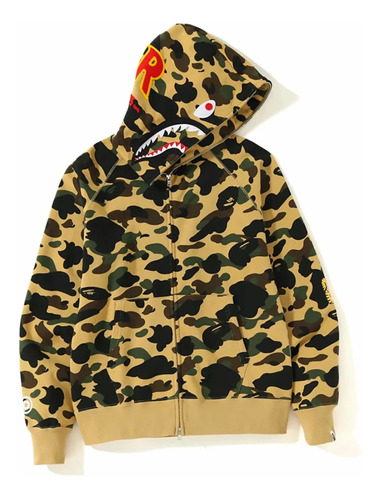 Hoodie Shark Bape Camo Ponr 1st