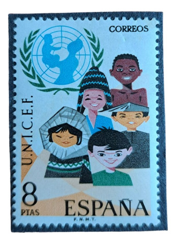 Estampilla Unicef España