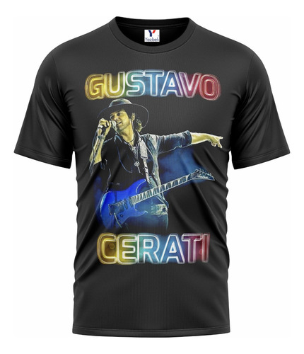 Playera Gustavo Cerati, Soda Stereo, 100% Algodón 02