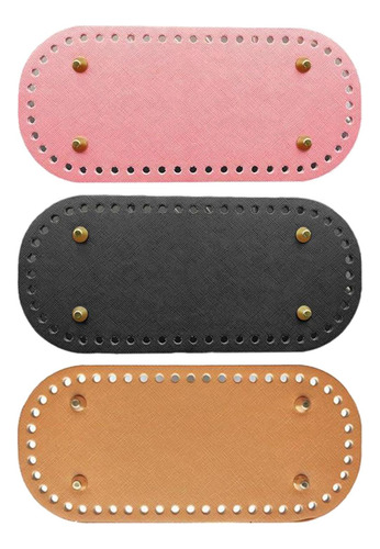 Bolsas De Hombro De Ganchillo Diy Negro Marrón Rosa