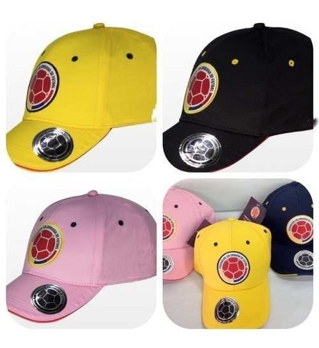 Selección Colombia Gorras De Fútbol Licenciadas Bordadas Fpc