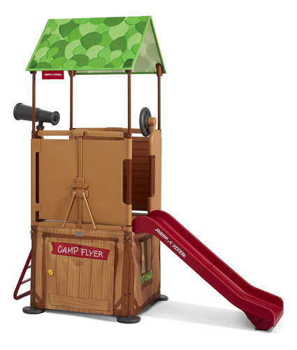 Radio Flyer Play & Fold Awaytreehouse, Escalador Para Ninos