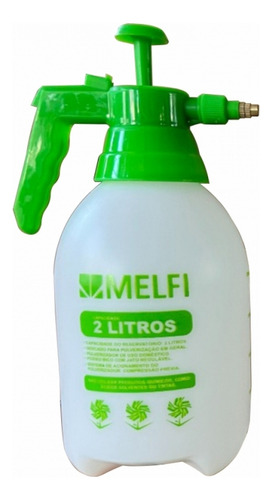 Pulverizador Melfi De Pressão 2 Litros Com Bico Regulavel.