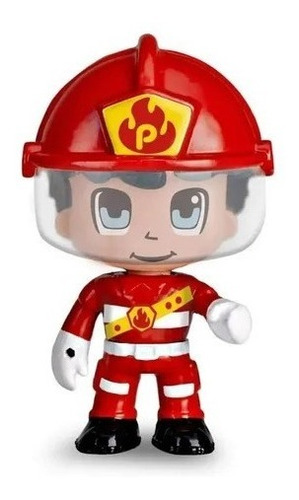 Imagen 2 de 8 de Pinypon Action Moto De Bomberos Con Muñeco Pin Y Pon