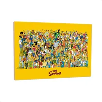 Comprar Cuadro Los Simpson Todos Personajes Homero Simpsons 33x48cm