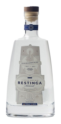 Gin Restinga London Dry X750 Ml Enebro