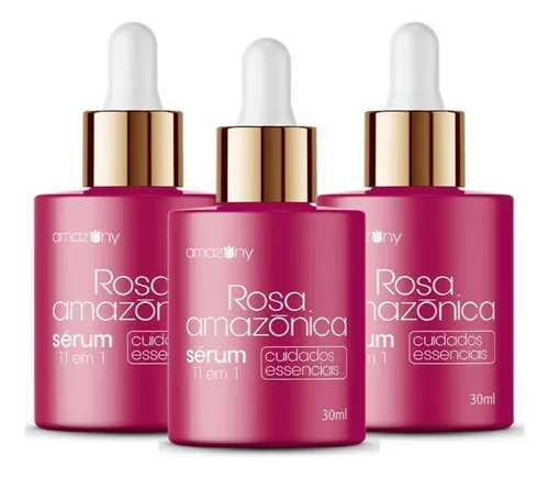Rosa Amazónica Suero 3 Frascos