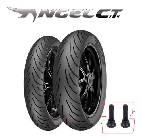 Kit Llantas 120/70-17 Y 150/60-17 Sc Pirelli Angel City