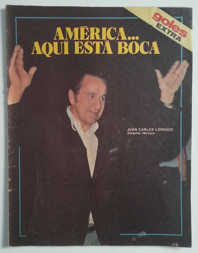 Suplemente De Revista Goles Boca Campeon De America 1977 Fs