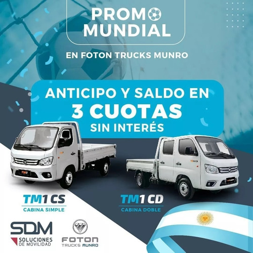 Imagen 7 de 25 de Foton Tm1 Cabina Simple Entrega Inmdiata