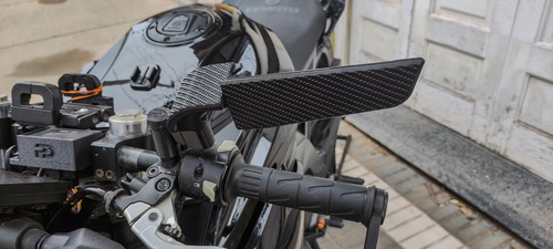 Espejo Retrovisor Tipo Alerón S.f.de Carbono