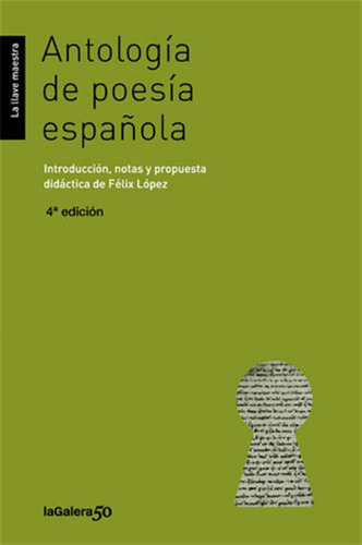 Antologia De Poesia Española - Lopez Garcia, Felix