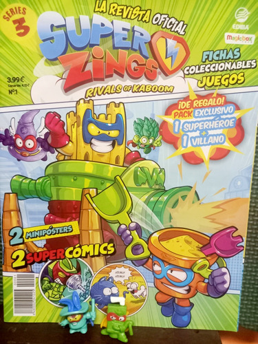 Super Zings, La Revista Oficial Con Juguete, Hay Variantes