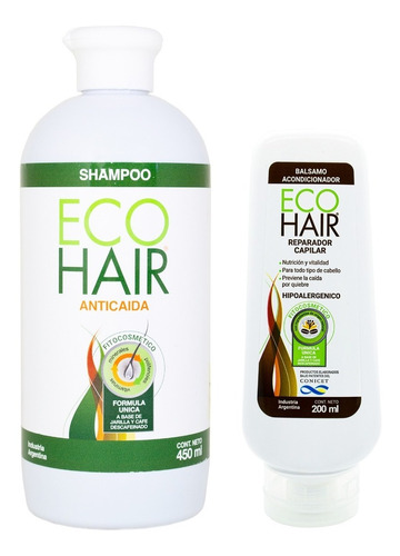 Eco Hair Shampoo Anticaída Grande + Acondicionador Pelo