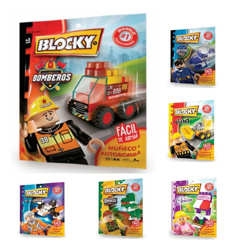 Blocky Bloques Encastre Set Muñeco Rasti Bloquecitos Juguete