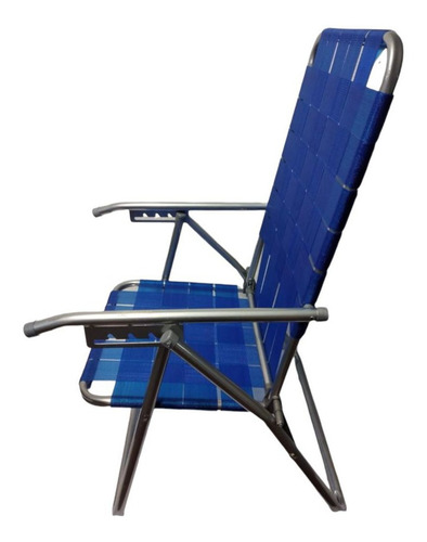 Imagen 3 de 3 de Reposera Plegable 5 Posic Camping Pileta Playa Mod 20000