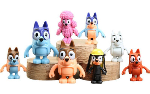 Familia Bluey Muñecas De Colección Juguetes Hechos A Mano