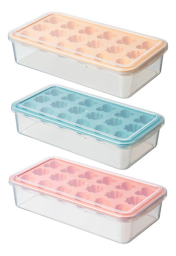 Molde Para Hacer Hielo Ice Cube Candy, 3 Unidades