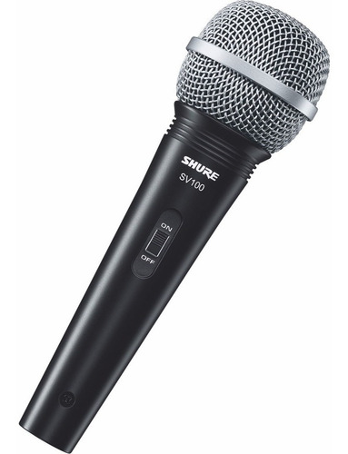 Imagen 4 de 7 de Micrófono Vocal Shure Sv100 Dinámico Con Cable Xlr - Plug