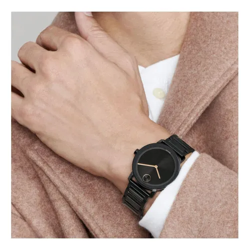 Movado negro hombre sale