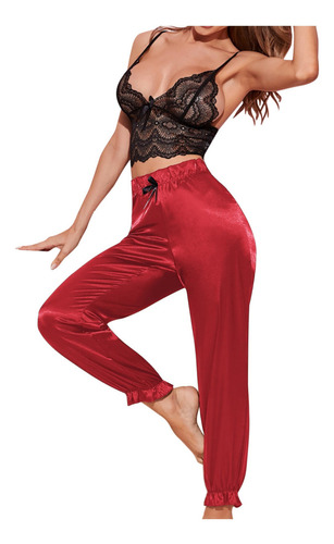 Pijama De Lencería Sexy Mujer Pantalones De Sujetador Sexy D