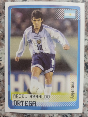 Lámina Panini Original Ariel Arnaldo Ortega 2002