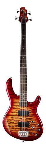 Bajo Eléctrico Cort Action Dlx Crs Activo 4 Cuerdas Orientación De La Mano Diestro Cantidad De Cuerdas 4 Color Cherry Red Sunburst