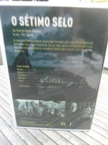 Dvd Midia Física - O Sétimo Sêlo - Ingmar Bergman - Original (Usado)