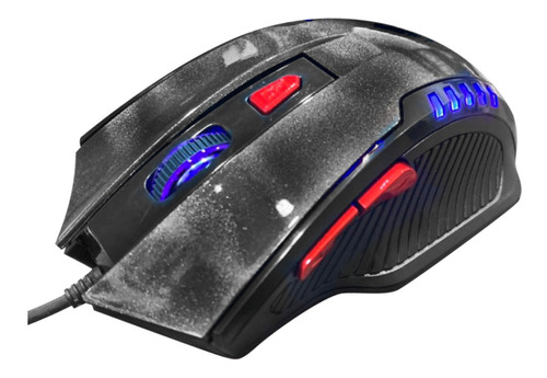 Mouse Gamer 6 Botones Led Rgb Optico Gaming Pc Colores Cuo