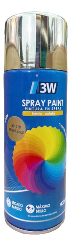 Pintura En Spray Cromado 3w