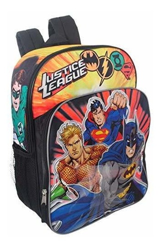 Justice League Backpack, One Size, Multicolor
