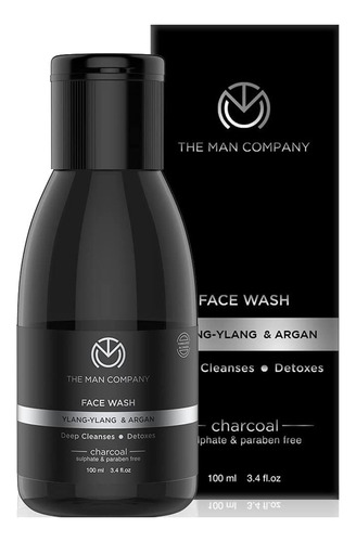 The Man Company Jabón Facial Antiacné De Carbón (3.4 Onz.