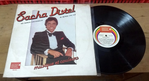 Sacha Distel Musique Et Couleurs Disco Lp Vinilo