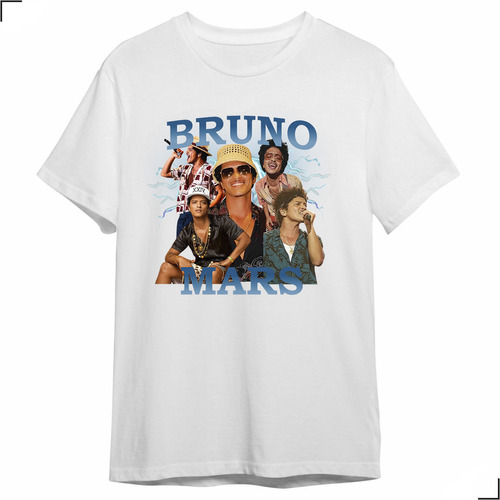 Camisa Básica Cantor Bruno Mars Street Vintage Pop Hip Hop