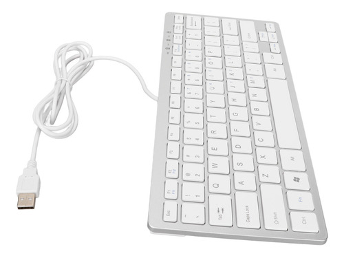 Teclado De 78 Teclas Con Cable Usb, Ultrafino, Mini Portátil