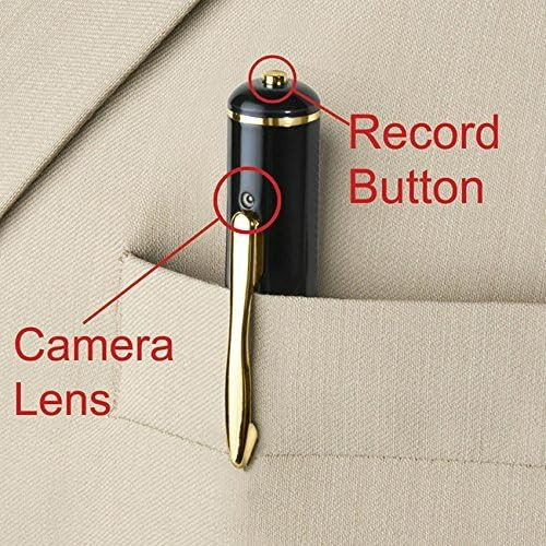 Bolígrafo Espía Usb Camuflado Cámara Seguridad Sd