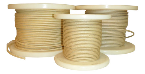Cable Alta Temperatura 300 Grados Cal.10 Rollo 100 Metros