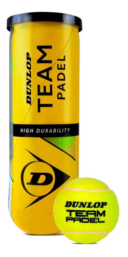 Tubo Pelotas Paddle Dunlop Team X3 Utpvfv012z Empo2000