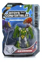 Comprar Convetible Beast Fighters Hydra Y Robot Verde Articulado