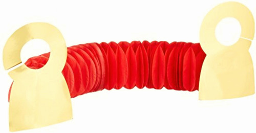 Beistle 57794 Tissue Stanchion Rope, 8', 1 Per Package,