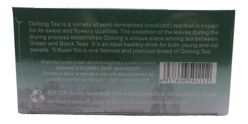Imagen 2 de 3 de Pack 3 Té Oolong Calidad Premiun 60 Bolsitas En Total