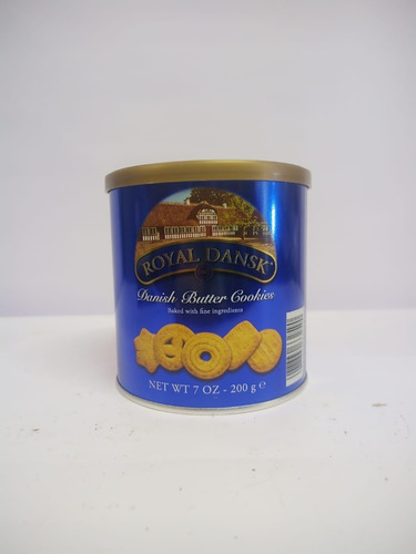 Imagen 3 de 3 de Lata Galletas Royal Dansk Danesas De Mantequilla 200g