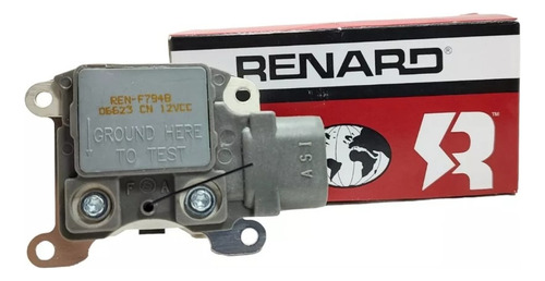 Regulador De Alternador Ford 3g Gris Con Porta Cepillos 