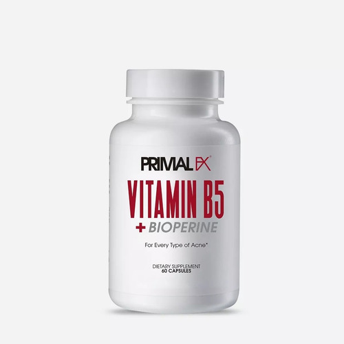 Vitamina B5+ Bioperine. Primal Fx Reduce Acné Suple.uy