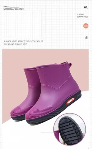 L Botas De Lluvia Para Mujer Con Suela