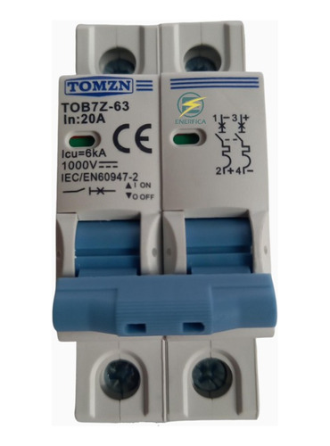 Interruptor Automático Para Sistema Pv - Dc - 20 A