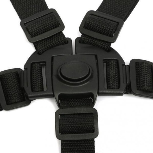 Cinturón Negro Seguro Para Bebé De 5 Puntos Para Silla,