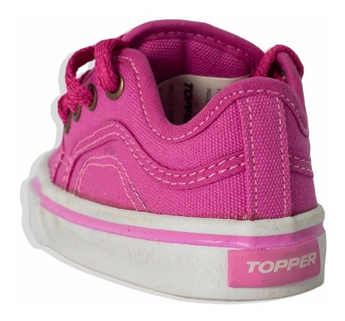 Zapatillas Topper Lona Bebe Modelo Jiro Con Cordon Livianas