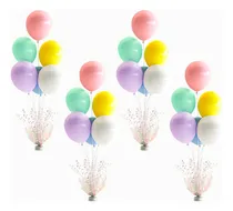 Comprar Centros De Mesa De Globos Pastel De 4 Piezas Para Mesa, Kit 