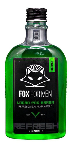 Loção Pós Barba Combate Agressão Da Lâmina Fox For Men 240ml